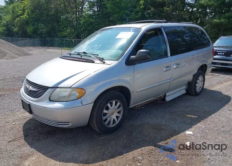 2002 Chrysler Town & Country Ex from USA, damaged, VIN 2C8GP74L92R660682